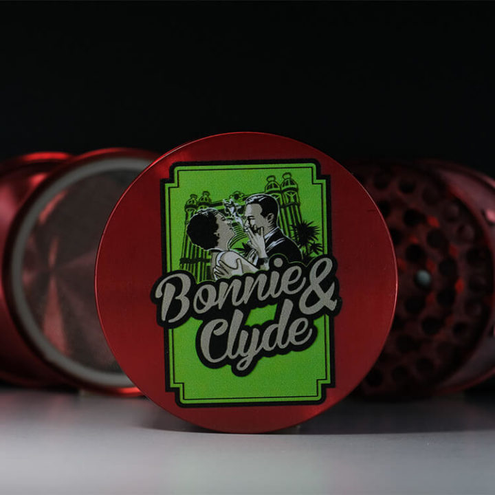 Bonnie and Clyde Cannabis Grinder Rot