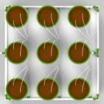 FloraFlex® – 9 Pflanzen Bundle 11.5l 1.20×1.20m – Doppel Tropfer