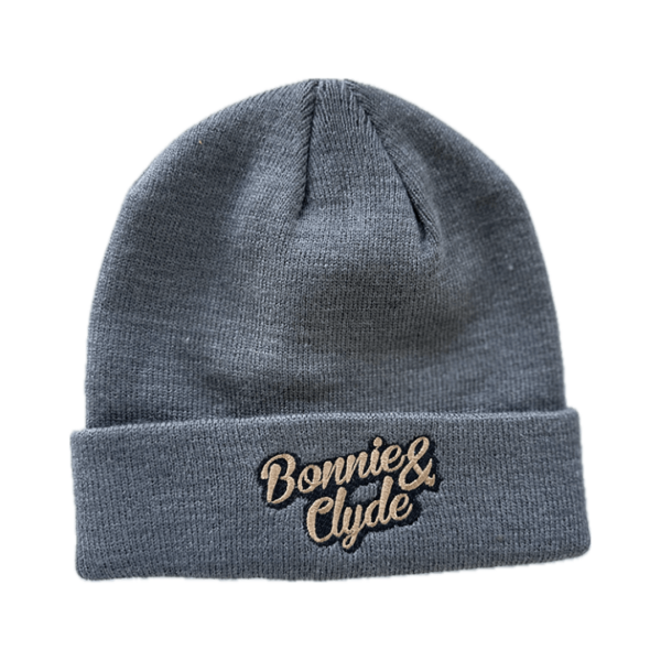 Bonnie and Clyde Cannabis Produkt Hat Grey