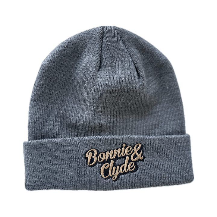 Bonnie and Clyde Cannabis Produkt Hat Grey