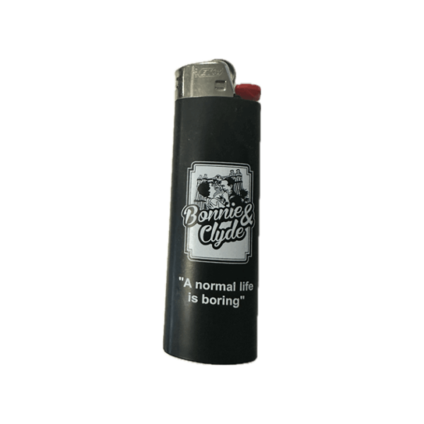 Bonnie and Clyde Cannabis Lighter Black