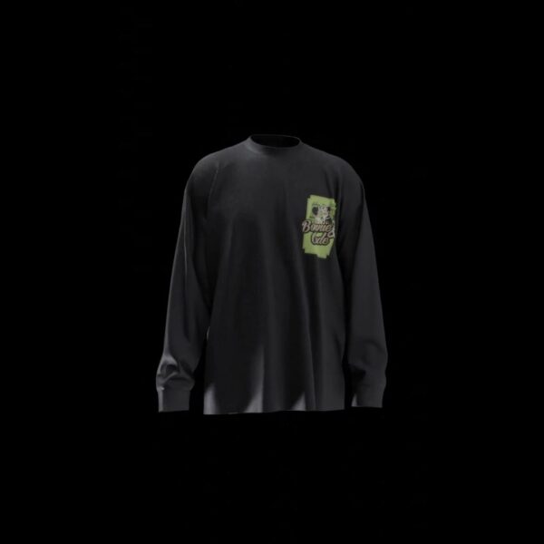 Bonnie and Clyde Cannabis Longsleeve Schwarz One