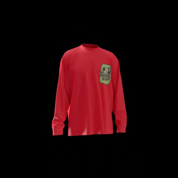 Bonnie and Clyde Cannabis Longsleeve Rot One