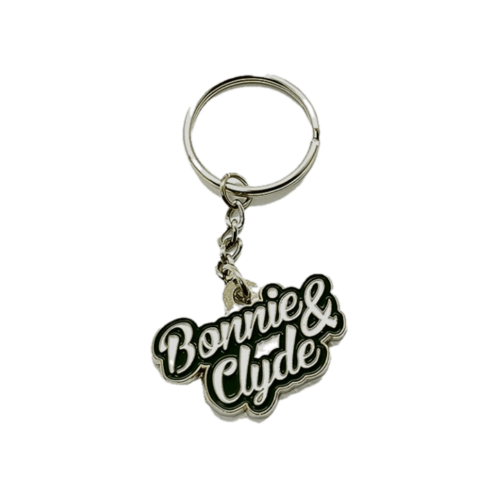 Bonnie and Clyde Cannabis Produkt Keychain 2