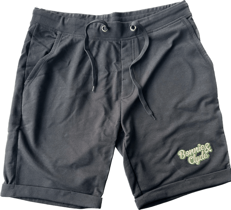 Bonnie and Clyde Cannabis Produkt Shorts Black