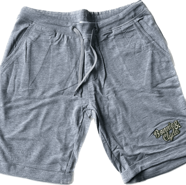 Bonnie and Clyde Cannabis Produkt Shorts Grey