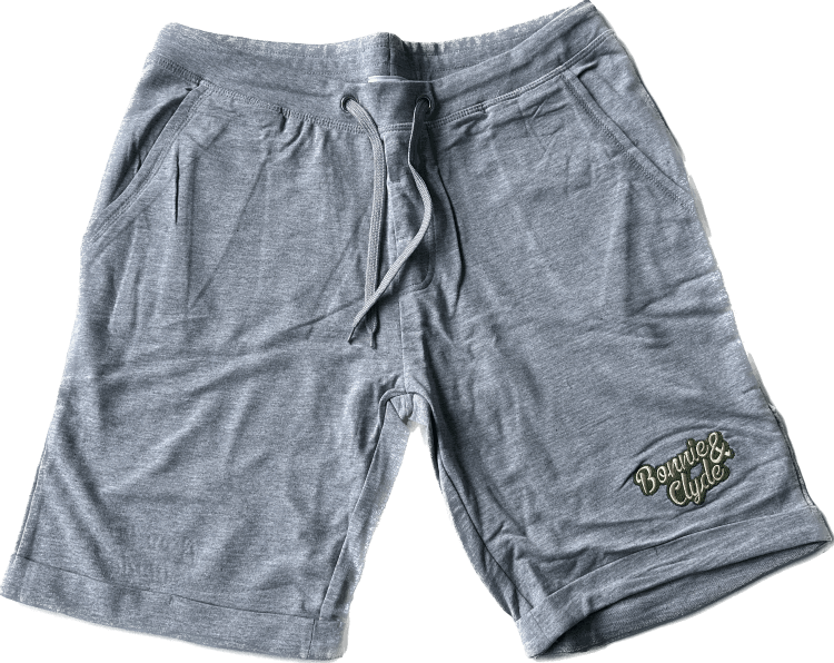 Bonnie and Clyde Cannabis Produkt Shorts Grey